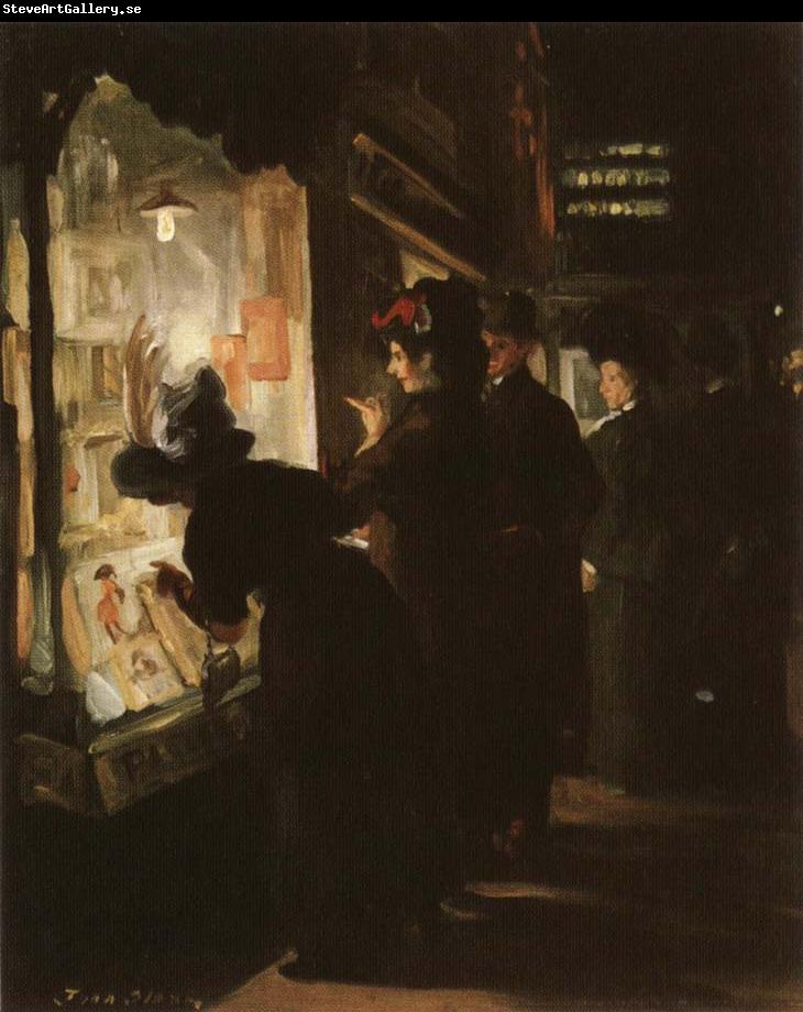 John sloan Picuture-Shop Window